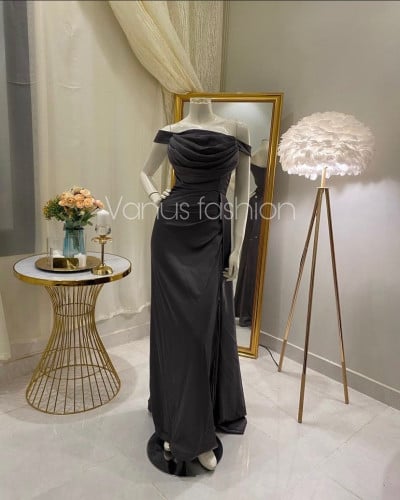 فستان سهرة طويل (4 الوان  ) 3549