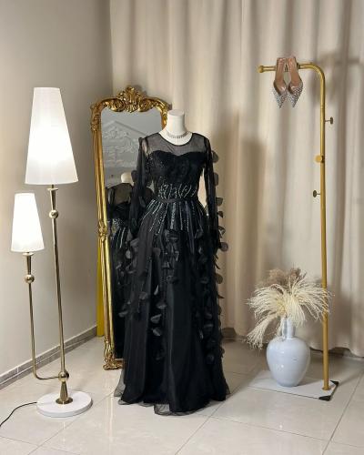 فستان سهرة طويل  4799