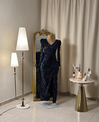 فستان سهرة طويل 5296