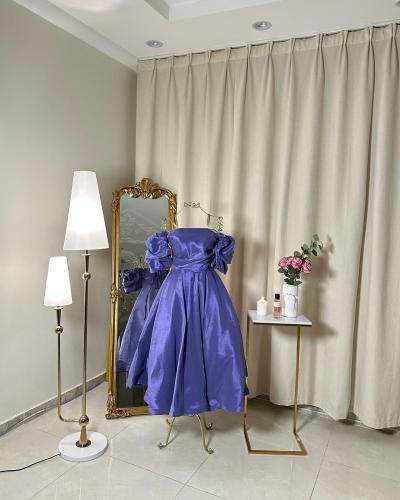 فستان ميدي ( 4 الوان) 4424