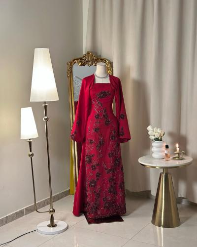 5959-فستان طويل (قطعتين)