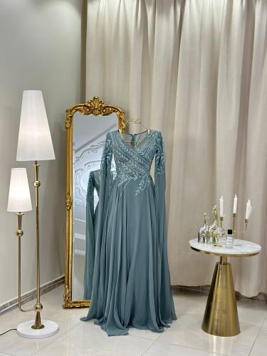 فستان سهرة طويل  4630