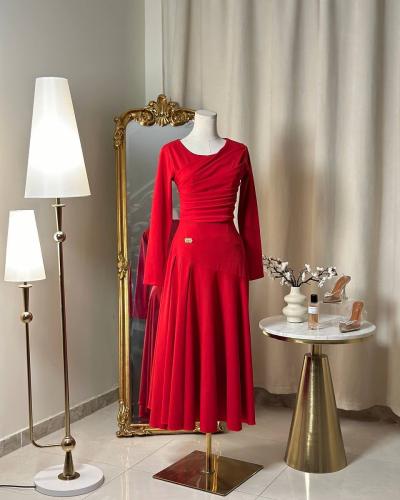 5806 -فستان ميدي