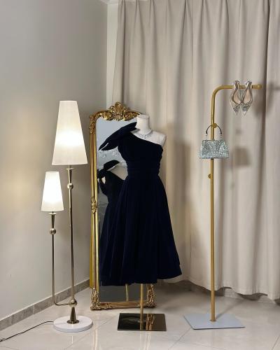 فستان سهرة ميدي  5403