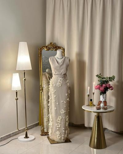 Long evening dress 4883