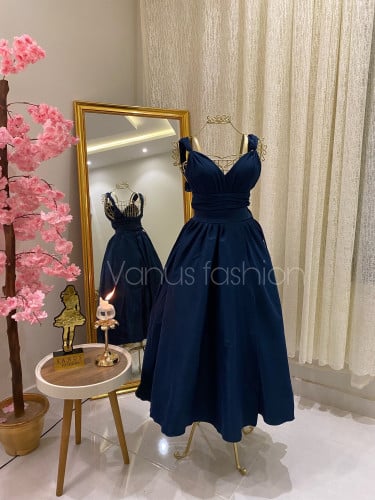 فستان سهرة ميدي 3438