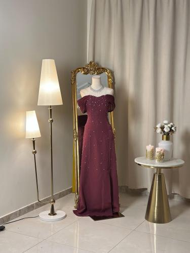 6500-   فستان سهرة طويل