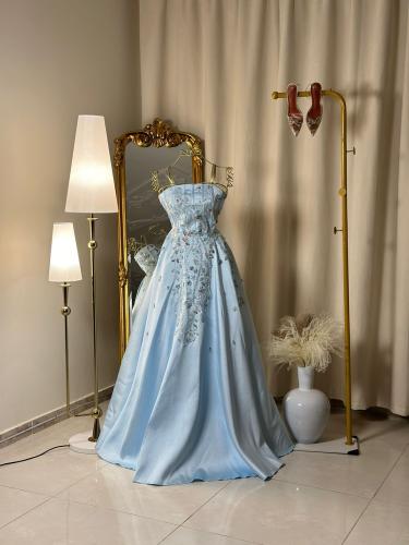 فستان سهرة طويل  4691