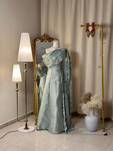 فستان سهرة طويل  4656