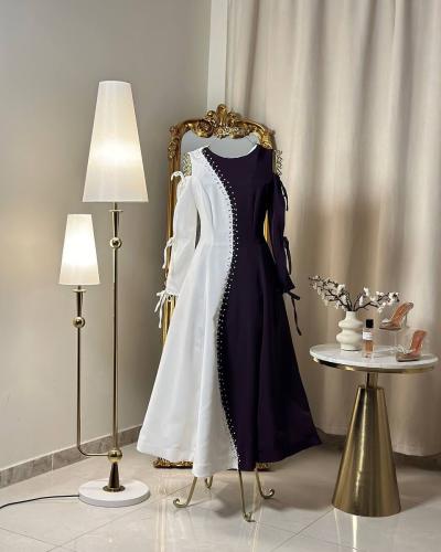 5817 -فستان ميدي (لونين)