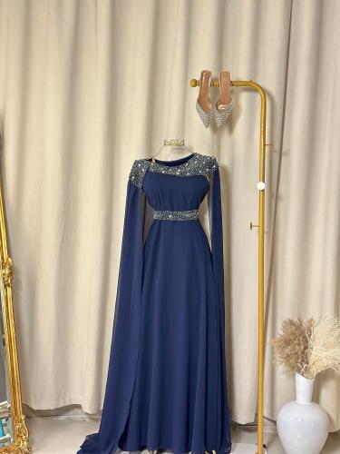 فستان سهرة طويل  4636