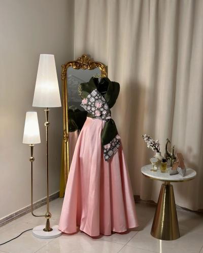 فستان سهرة طويل  4846