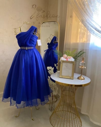 فستان سهرة ميدي 3215