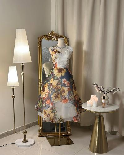 5691 -فستان الزهور