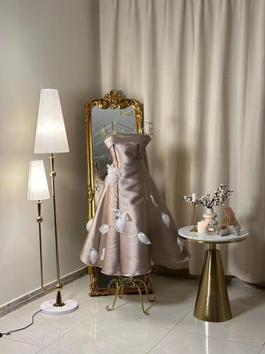 فستان سهره  ميدي  4739