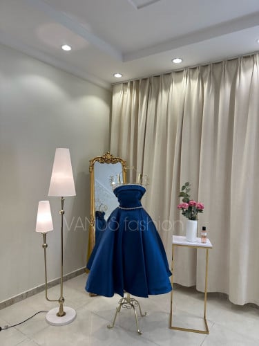 فستان سهرة ميدي ( 3 الوان ) 3963