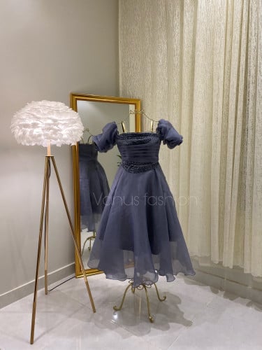 فستان سهرة ميدي  3446