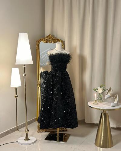 فستان سهره  ميدي  5025