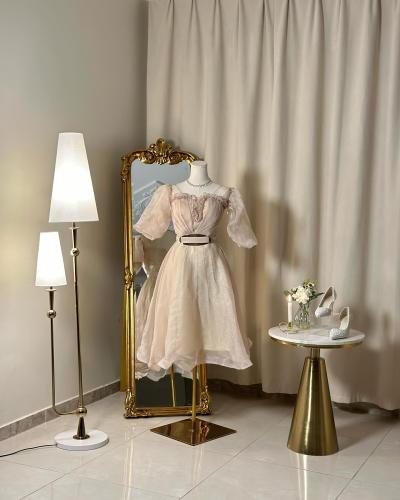 فستان سهره  ميدي  5001 (4 الوان )