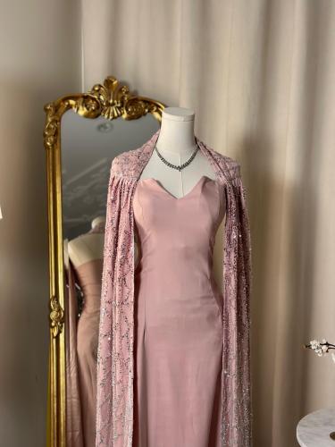 فستان سهرة طويل  4773