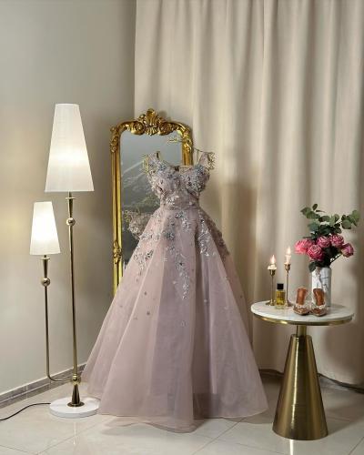 فستان سهرة طويل  4916