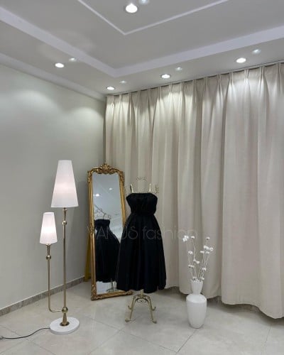 فستان ميدي ( 2 لونين ) 4060