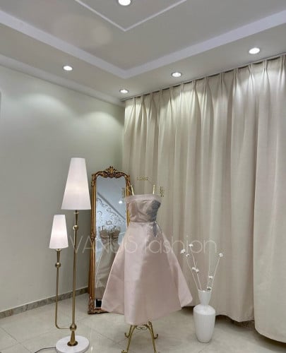 فستان سهرة ميدي  ( 3 الوان ) 3943