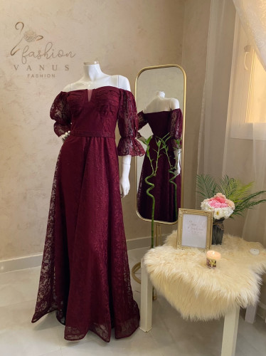 Long evening dress 3077