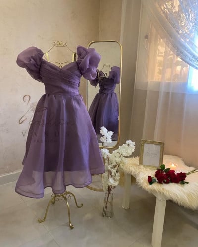 فستان سهرة ميدي موف  3200