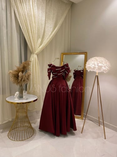 فستان سهرة طويل 3845