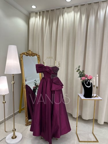 فستان سهرة شانتون ( 2 لونين ) 3876