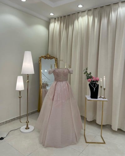 فستان سهرة طويل 4017