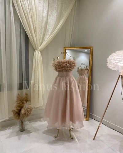 فستان سهرة ميدي 3630