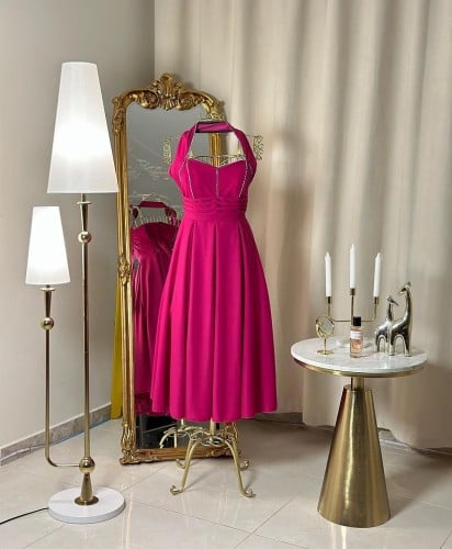 فستان  ميدي  ( 3  الوان ) 4320