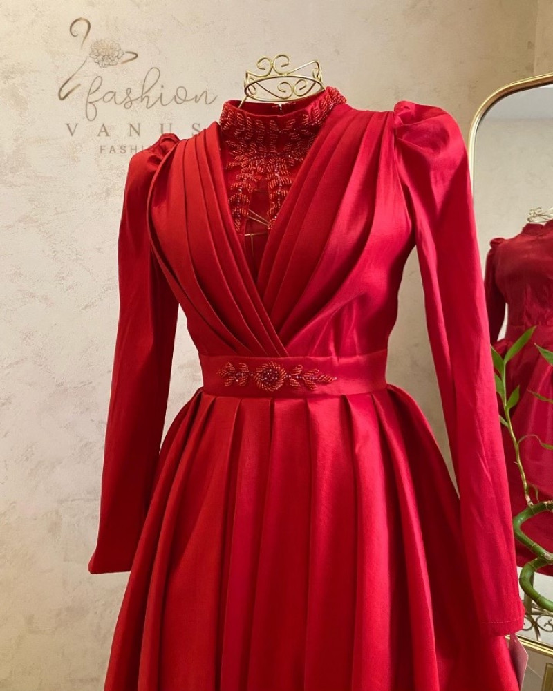 Red Evening Dress