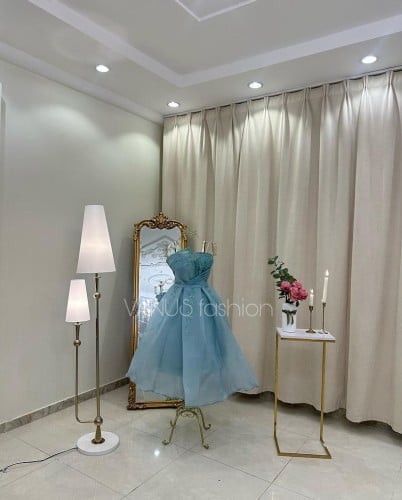 فستان سهرة ميدي  4127