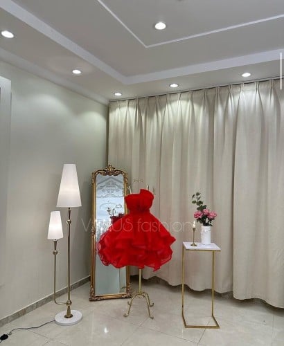 فستان سهرة قصير ( 7 الوان ) 4072