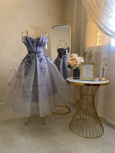 فستان سهرة ميدي  3250