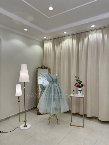 فستان سهرة ميدي 3895