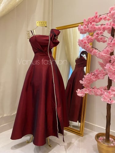 فستان سهرة ( 4 الوان ) 3491