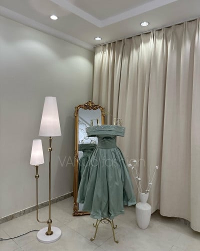 فستان سهرة ميدي ( 3 الوان ) 3931