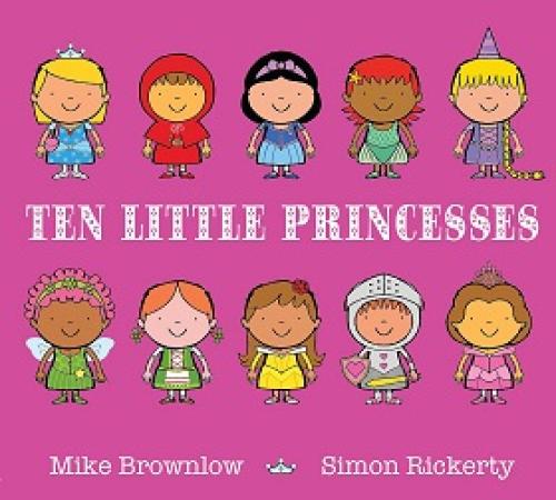 Ten Little Princesses Board Book