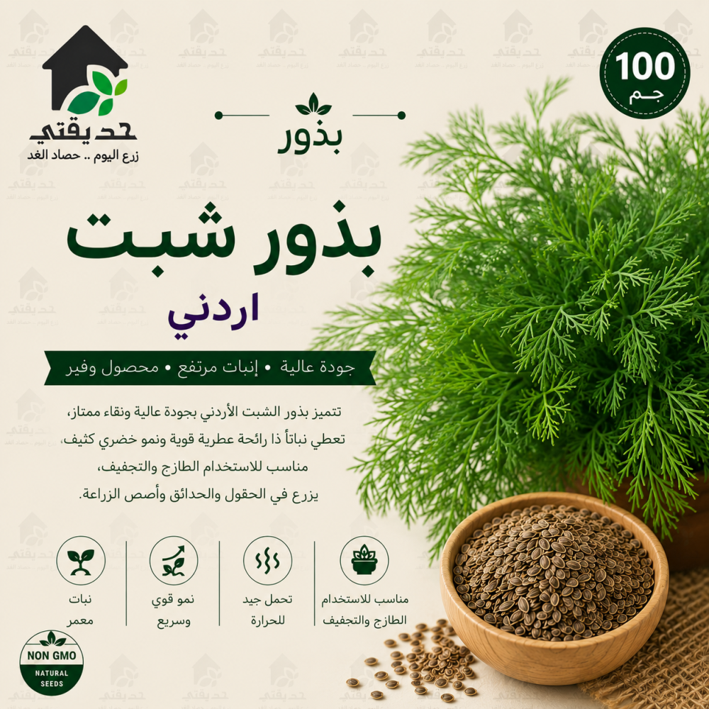 بذور شبت اردني  100 جم