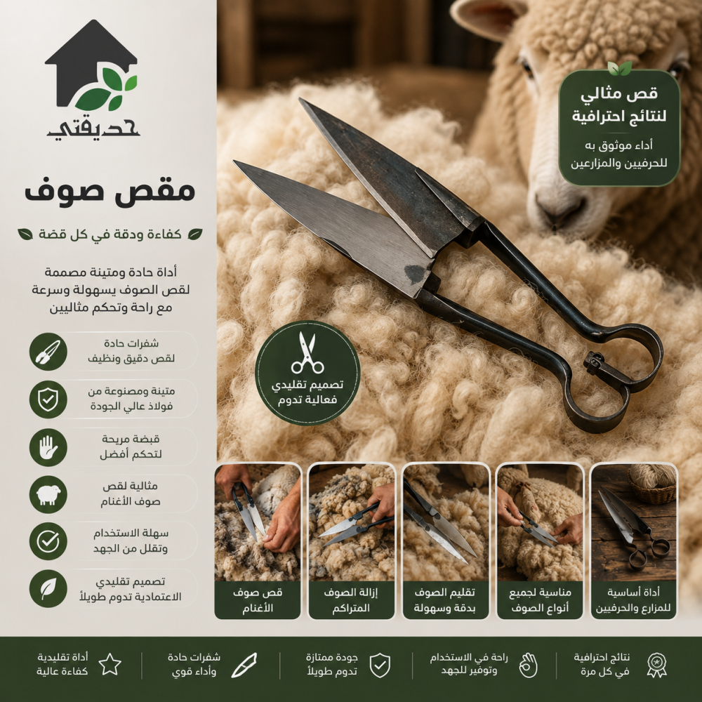 مقص صوف