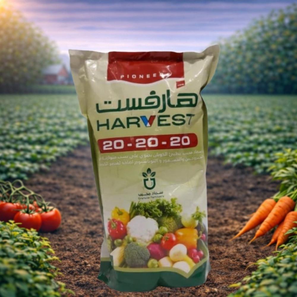 سماد متعادل 20-20-20 محبب