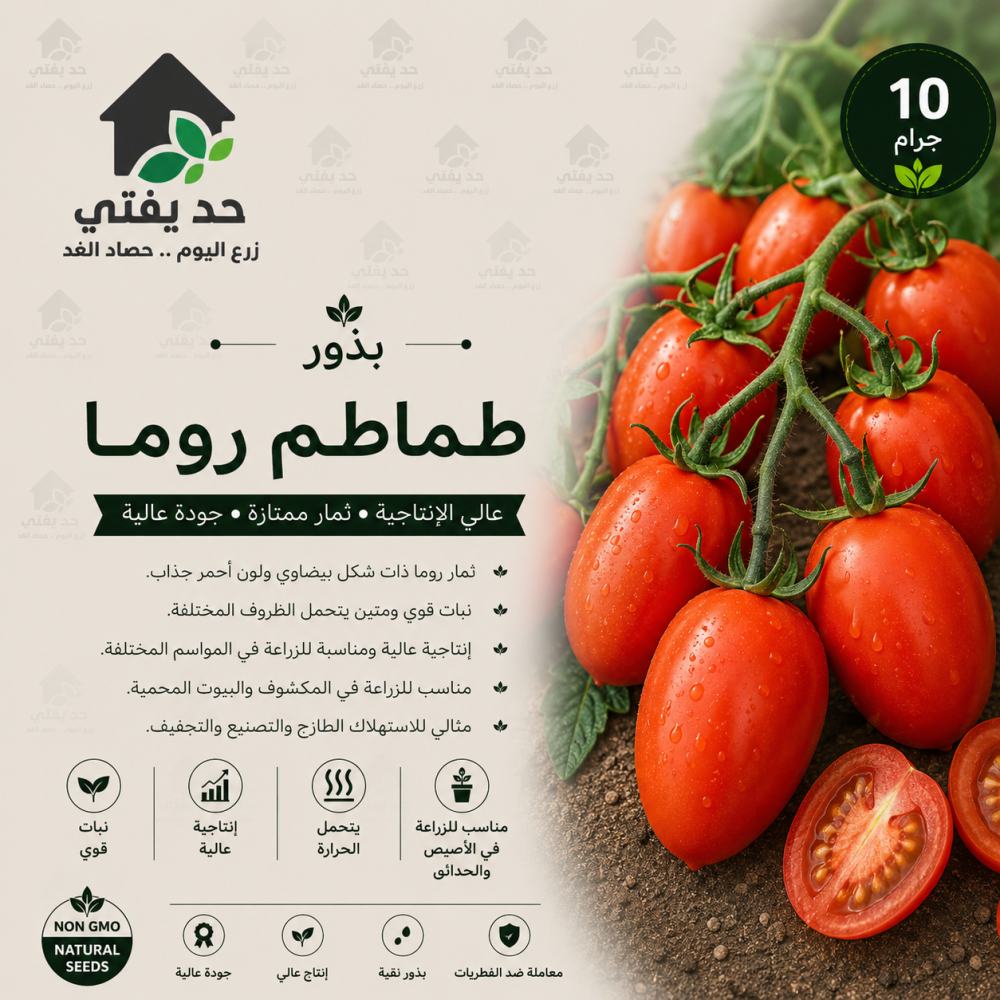 بذور طماطم روما 10 جم