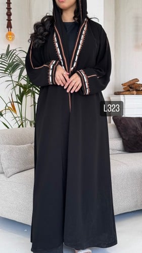 عباية كريب سبشل تطريز كمبيوتر قصة عادية ستريت