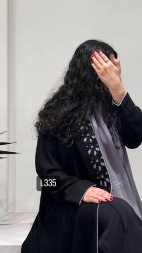عباية كريب سبشل تطريز كمبيوتر قصة عادية ستريت