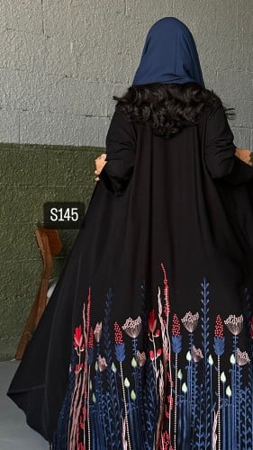 عباية كريب سبيشل تطريز كمبيوتر قصة عادية ستريت