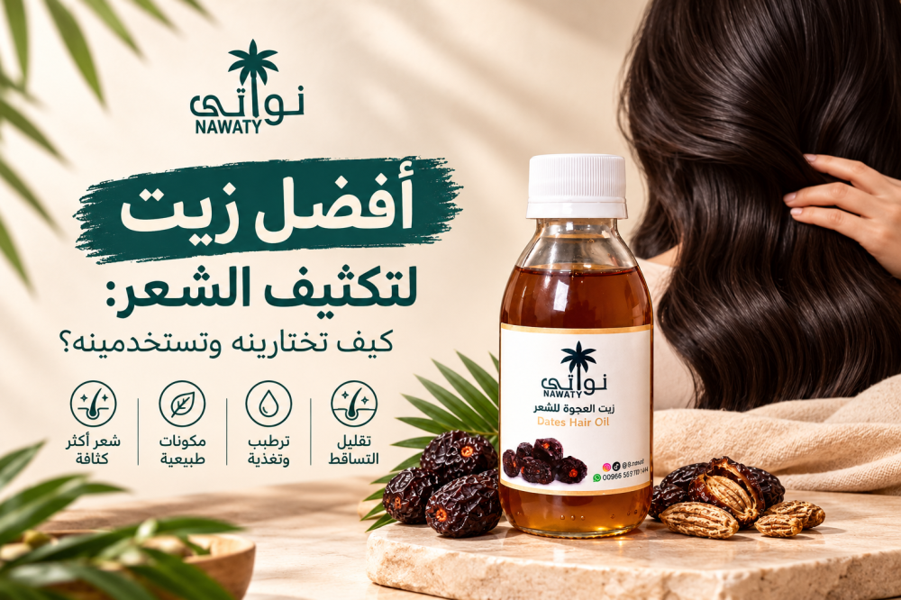 أفضل زيت لتكثيف الشعر: كيف تختارينه وتستخدمينه؟
